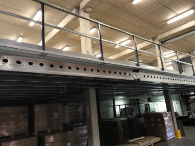 Two-storey warehouse - mezzanine in Riga for company "NEO" 2